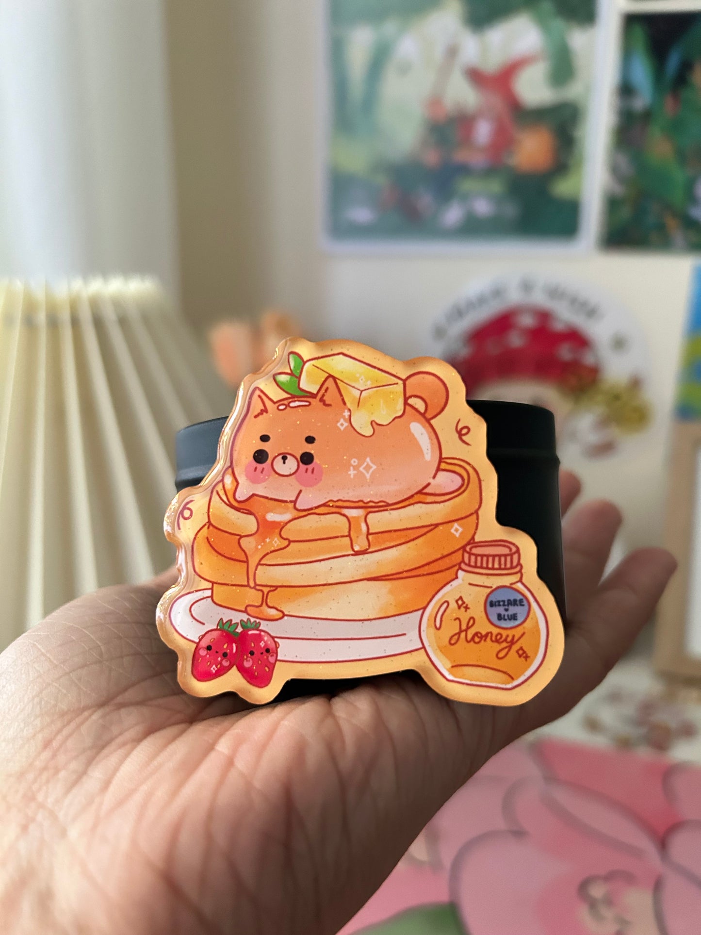 Corgi pancake magnet