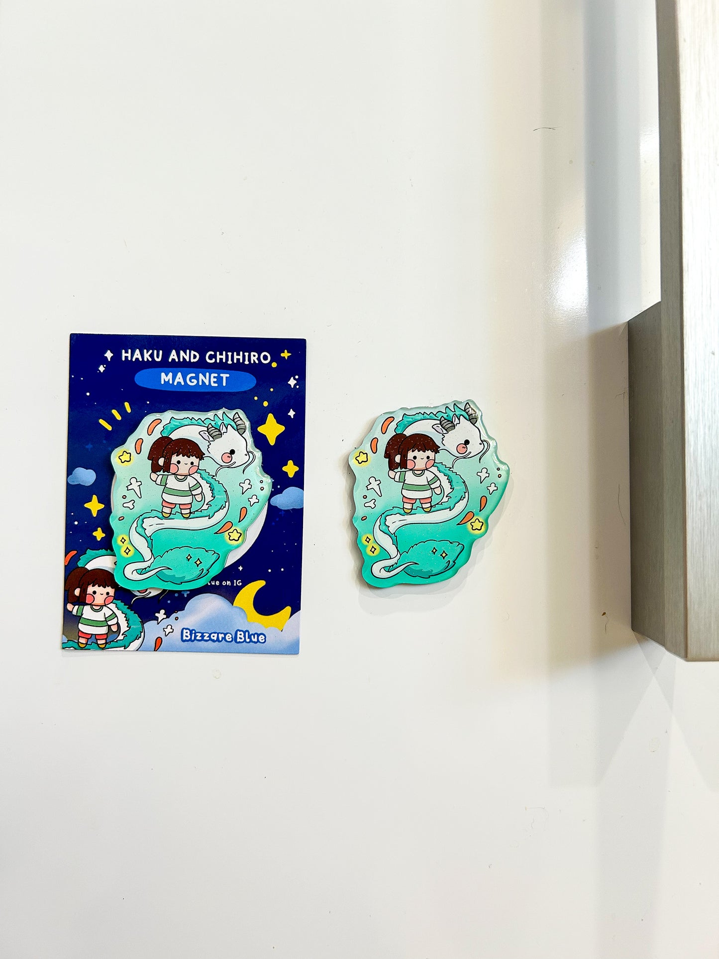 Haku and Chihiro magnet