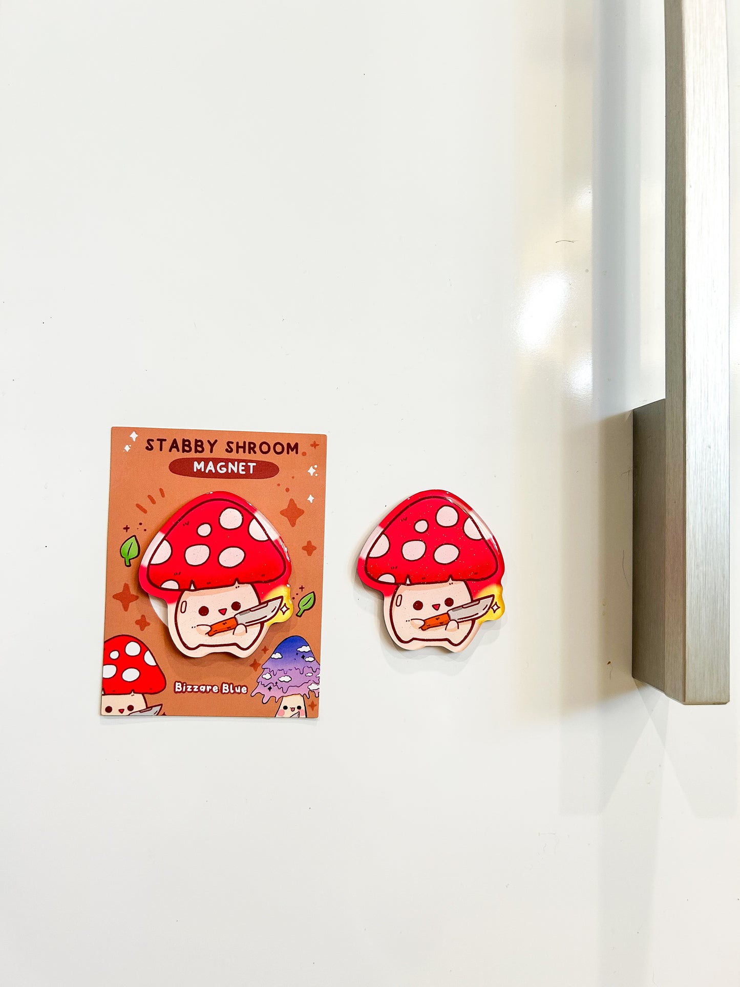 Stabby shroom magnet