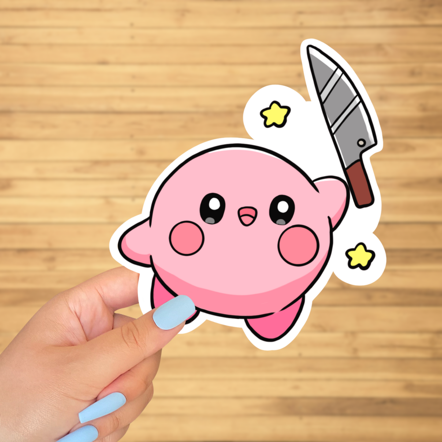 Kirby star sticker