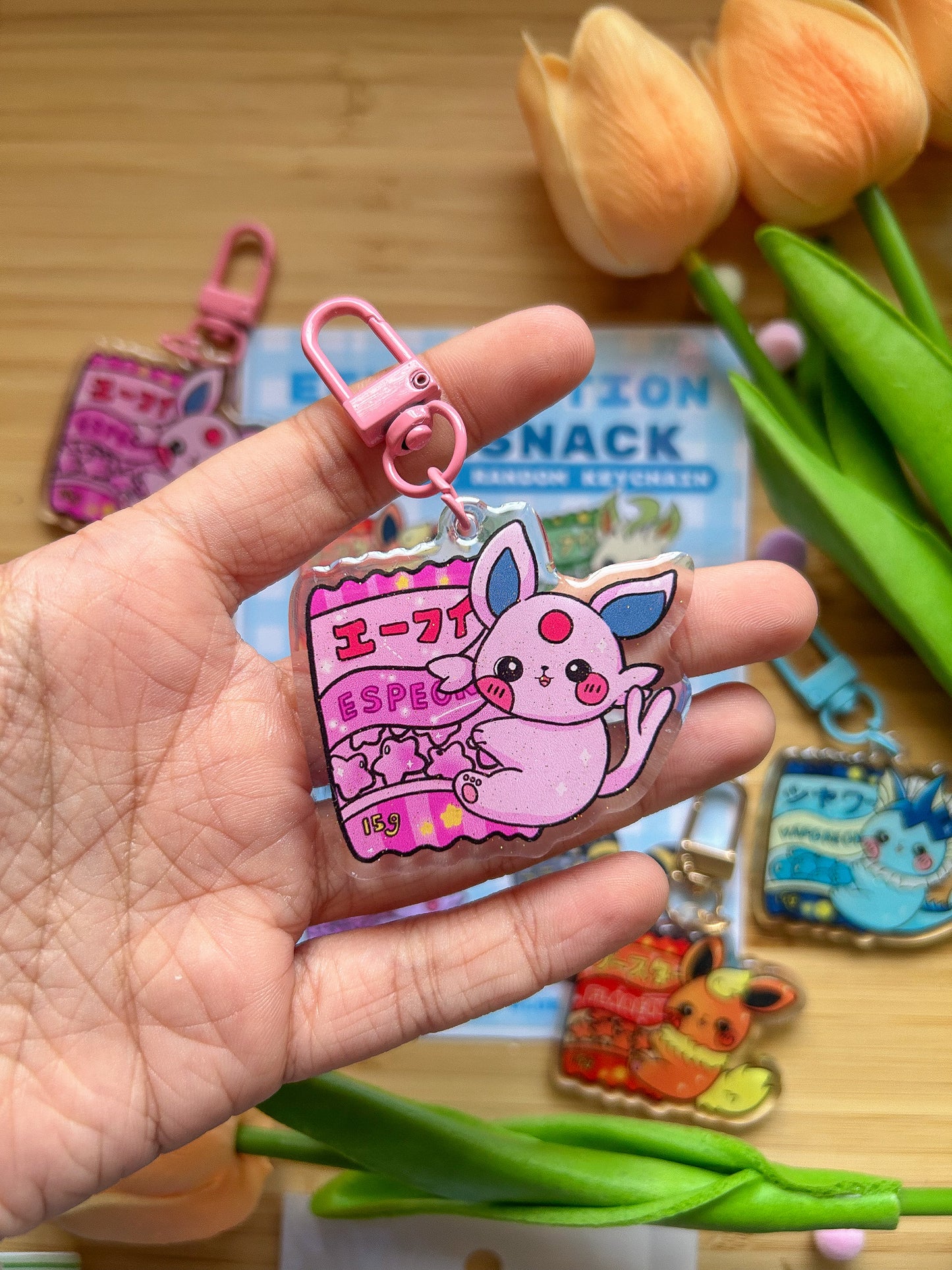 Eeveelution Pokesnack Blind Bag Keychain