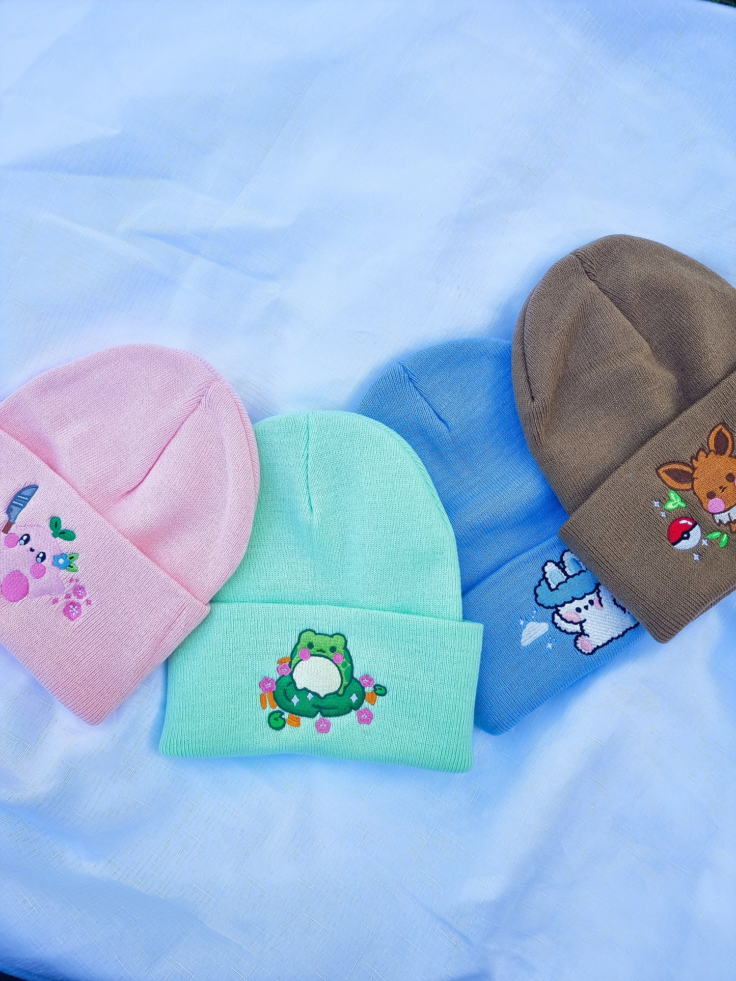 Embroided beanies