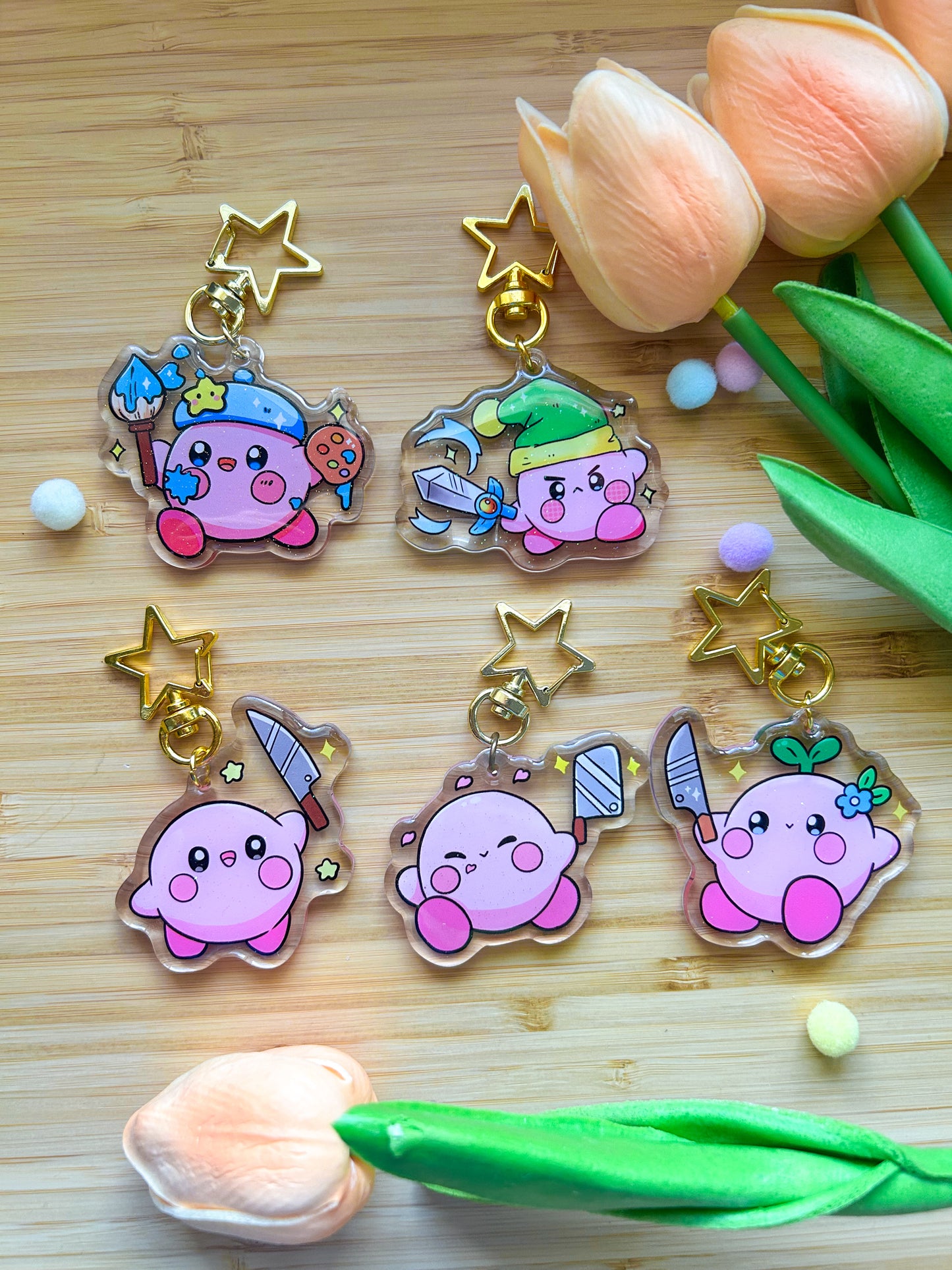 Kirby Keychains: 5 to collect!