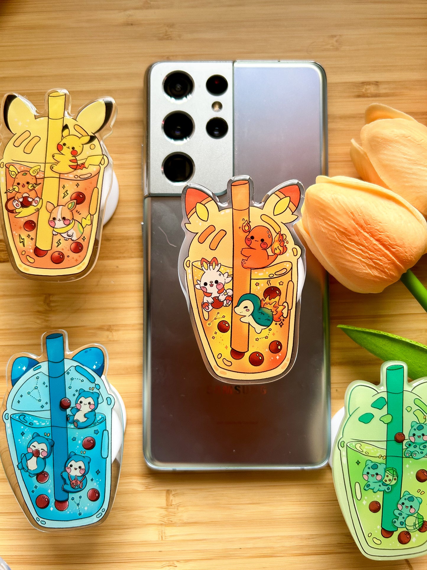 Pokemon Bubble Tea Phone grip