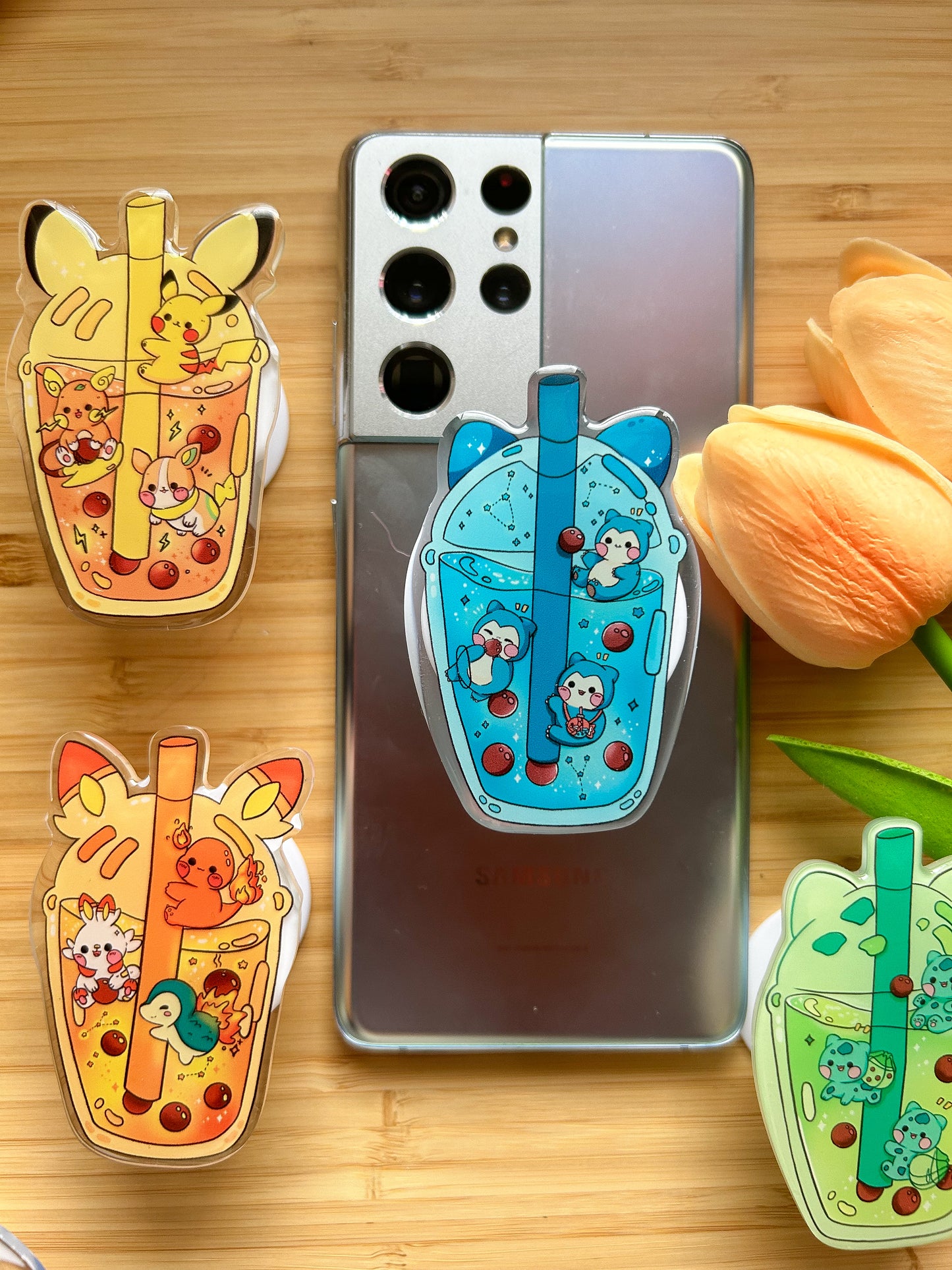Pokemon Bubble Tea Phone grip
