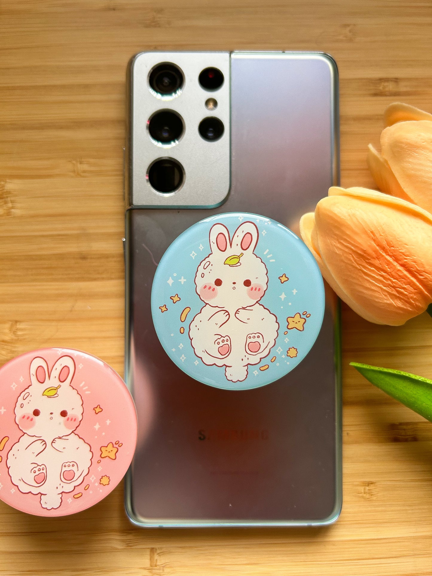 Pastel bunny phone grip