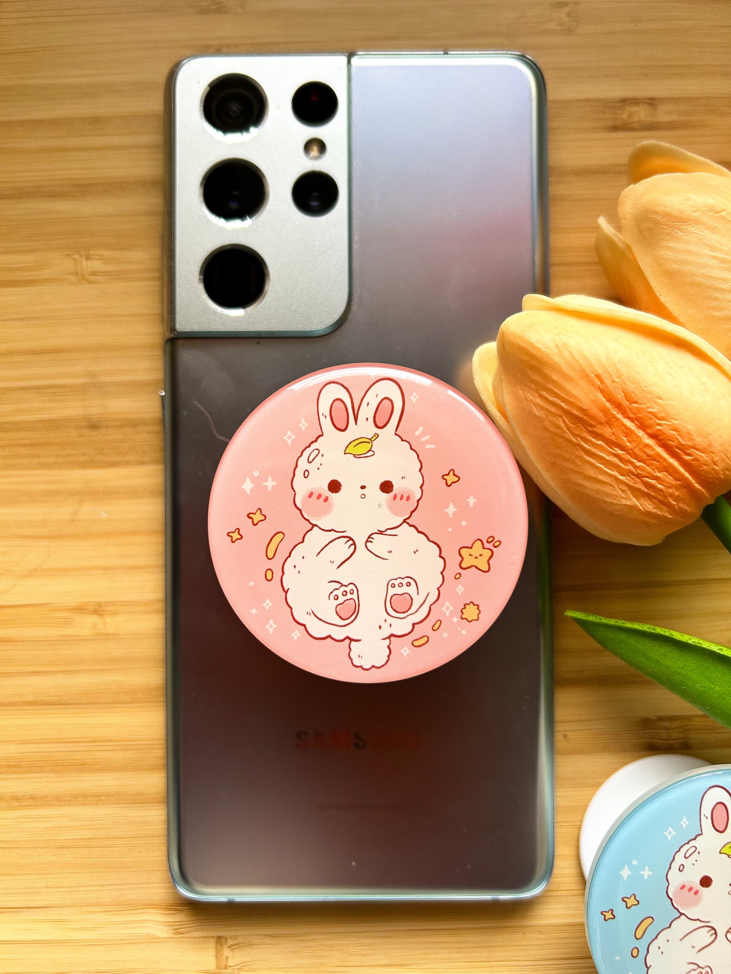 Pastel bunny phone grip