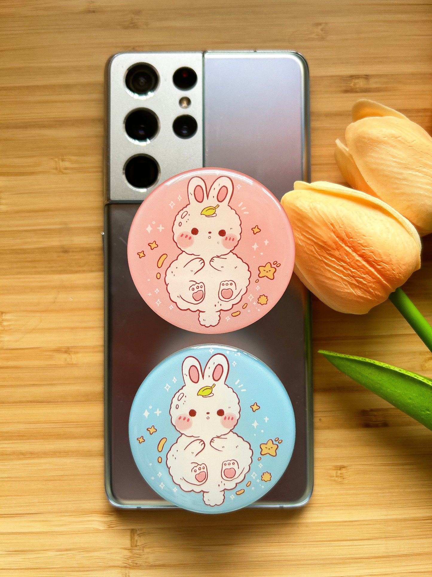 Pastel bunny phone grip