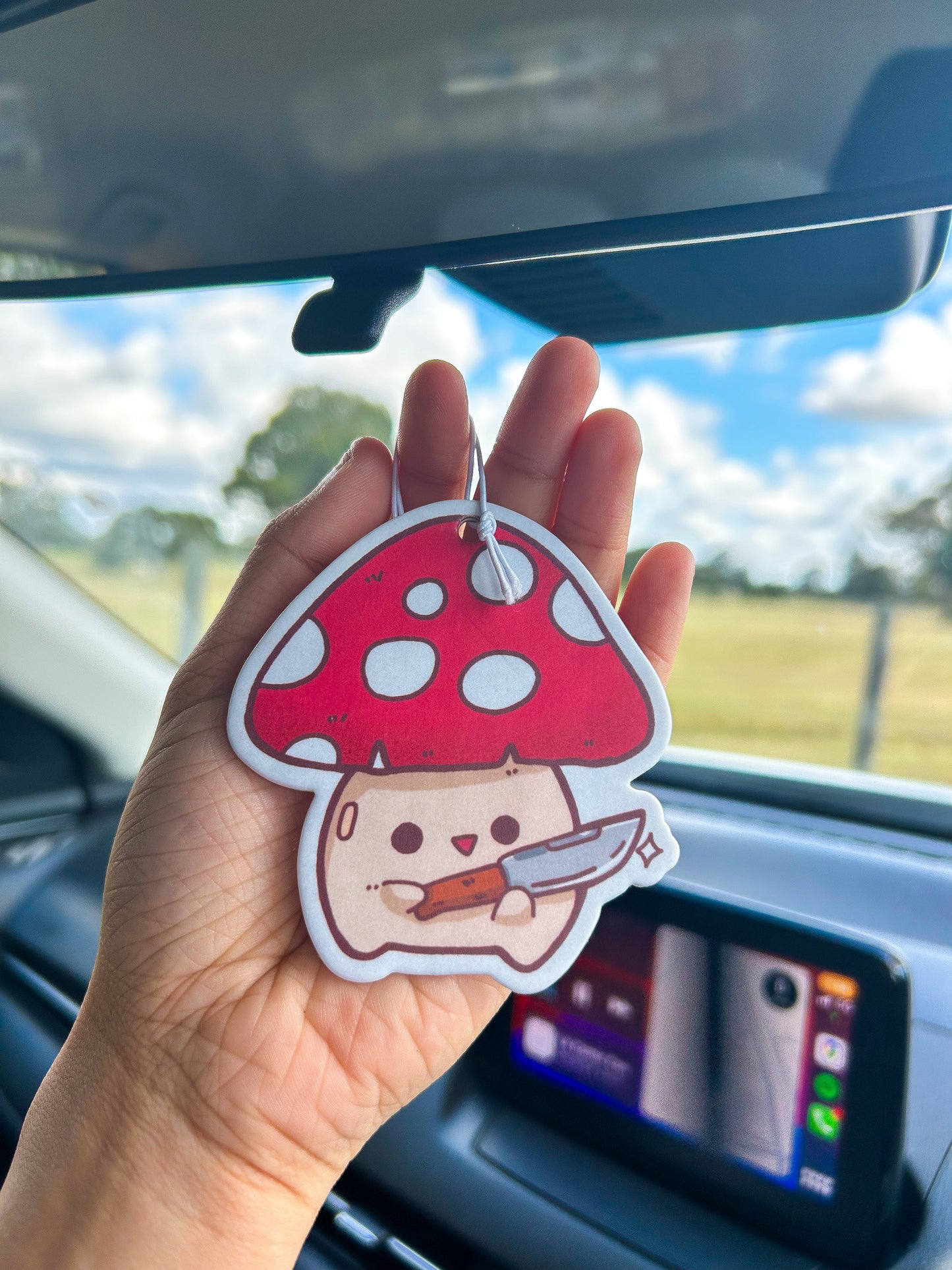 Destiny Red Mushroom Air Freshener