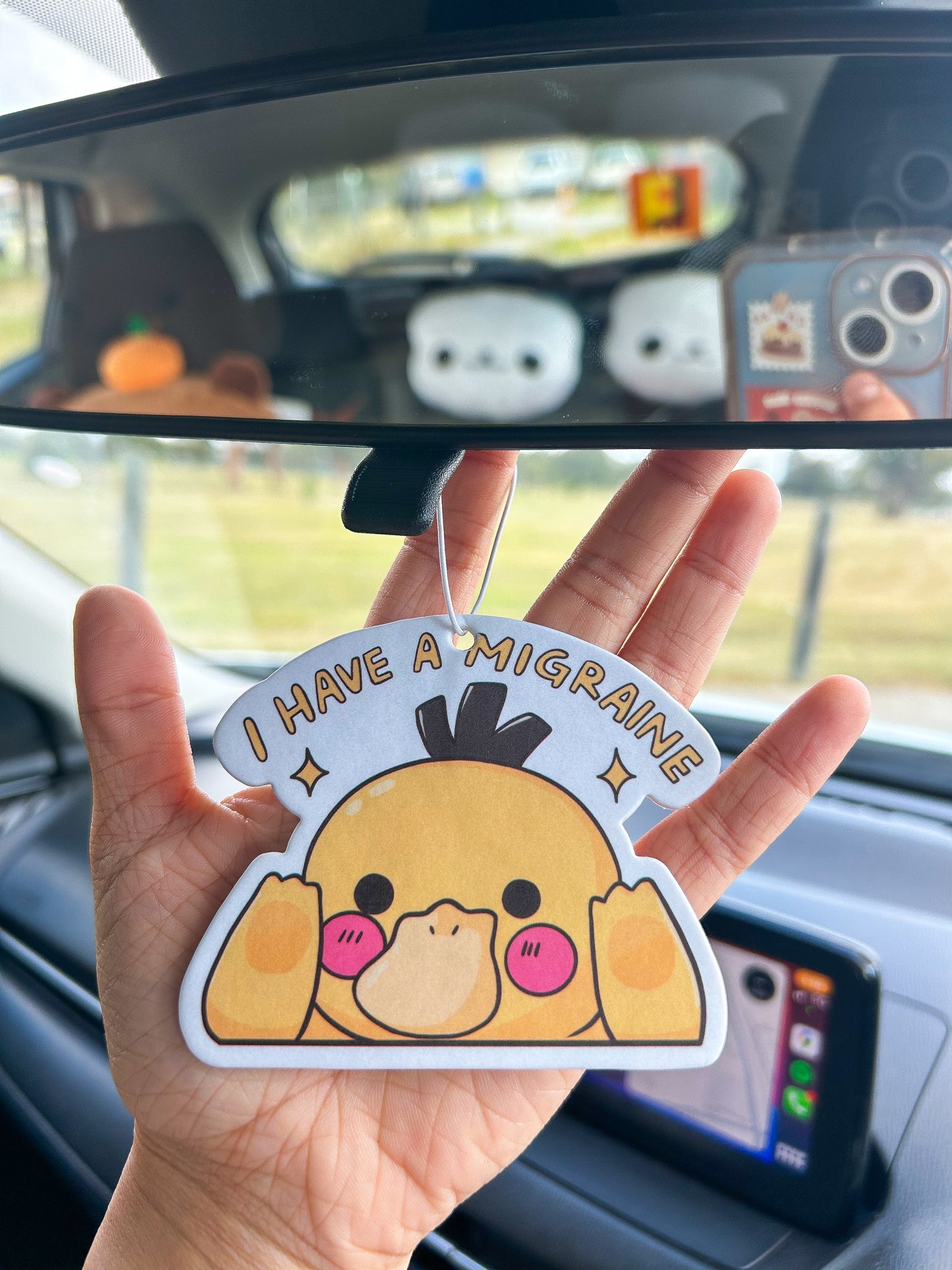 Migraine Psyduck Air Freshener: New Car Scent