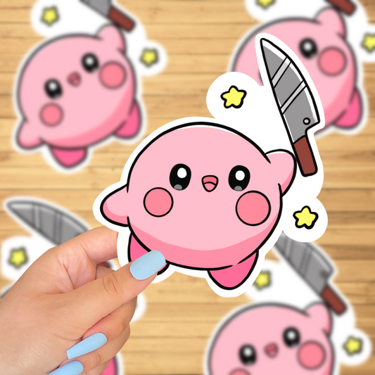 Kirby star sticker