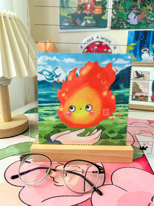 Calcifer lens cloth