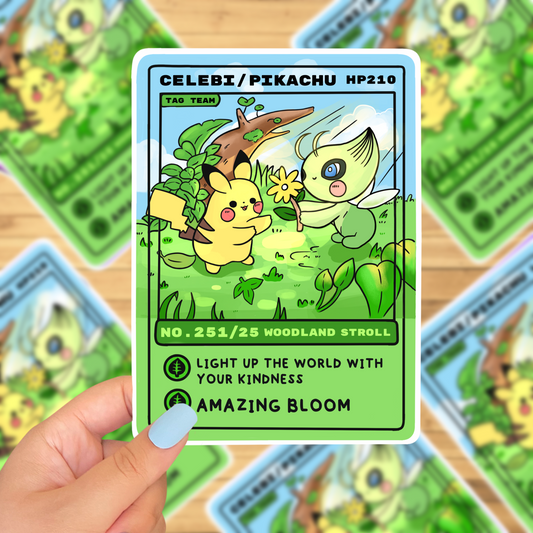 Celebi Pikachu Tag team tcG