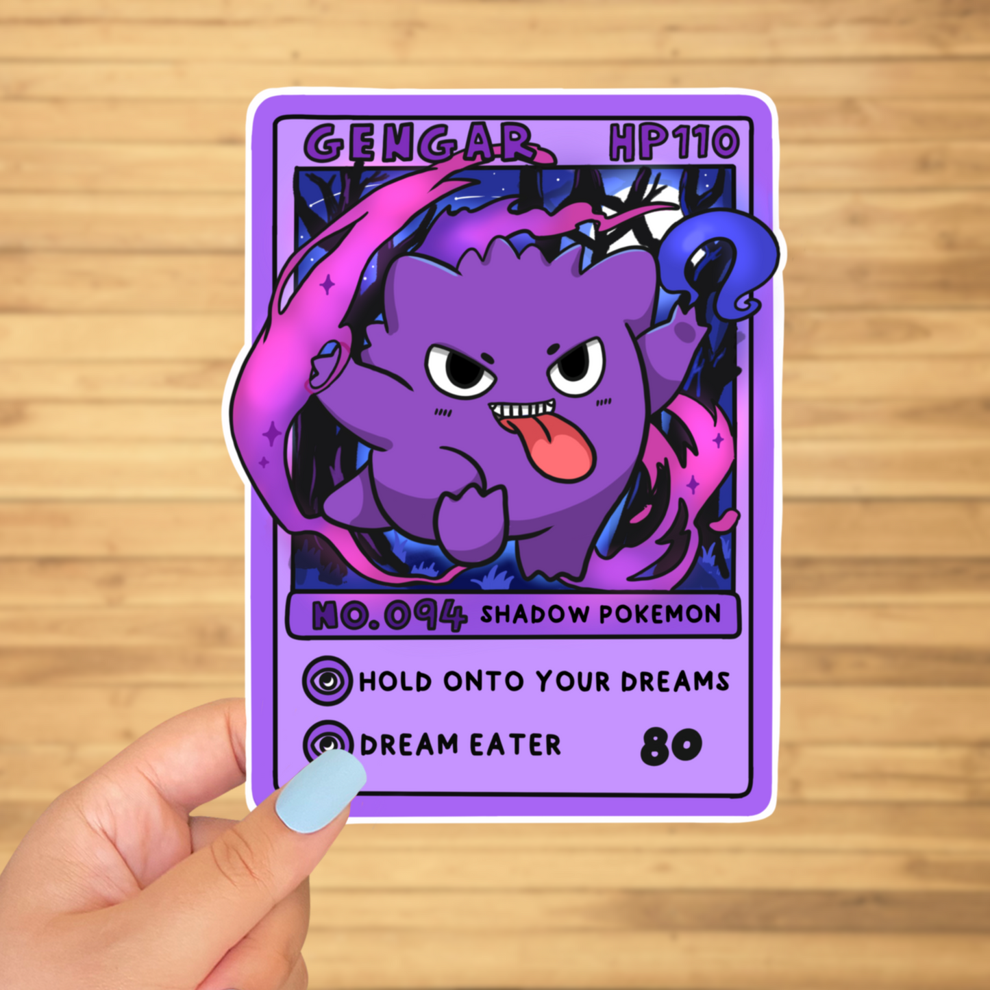 Gengar tcG sticker