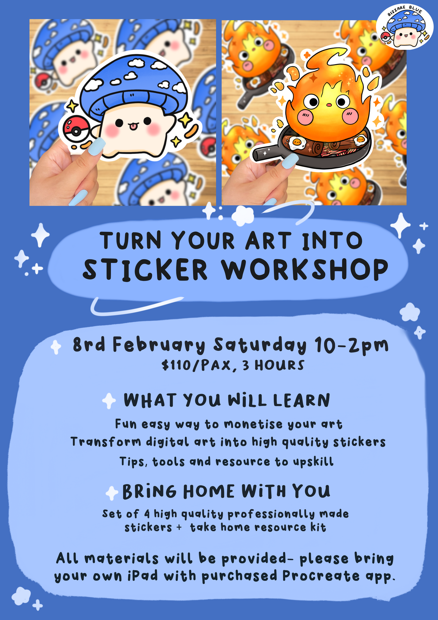 Turn Your Digital Art into Sticker Workshop