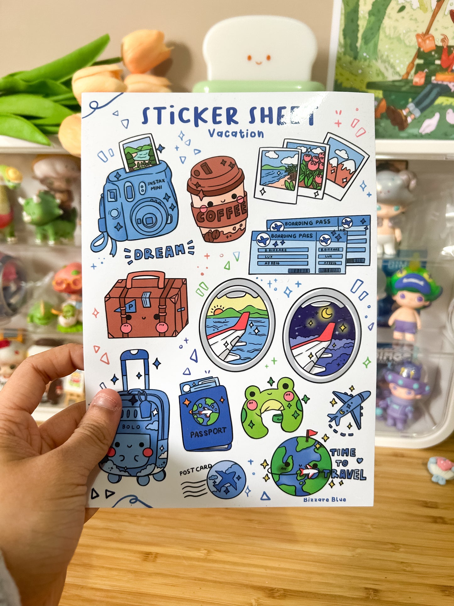 Vacation Sticker Sheet