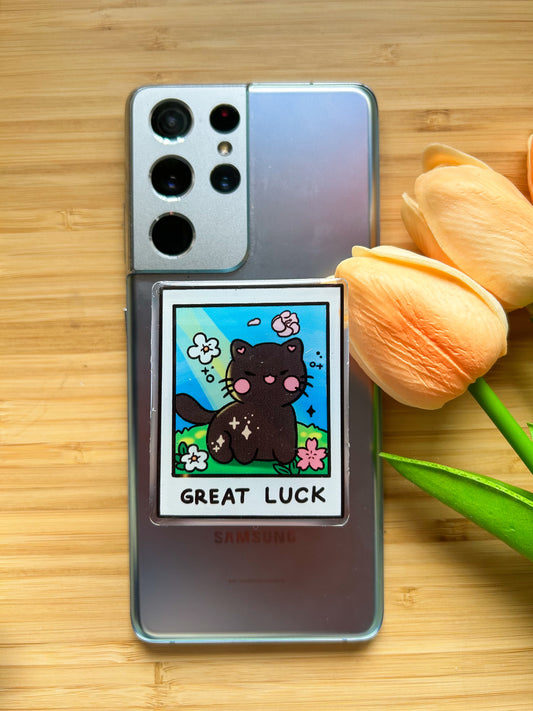 Great Luck Cat Phone grip