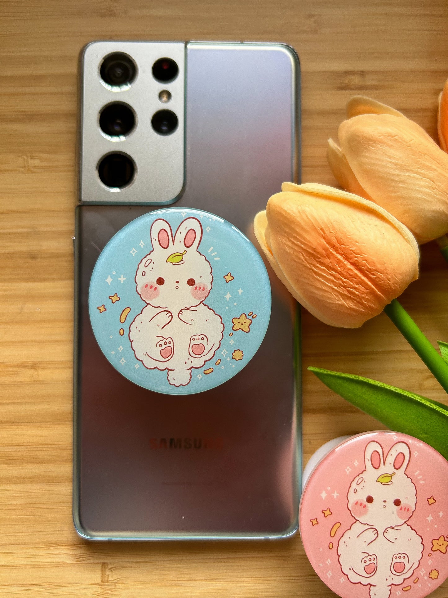 Pastel bunny phone grip