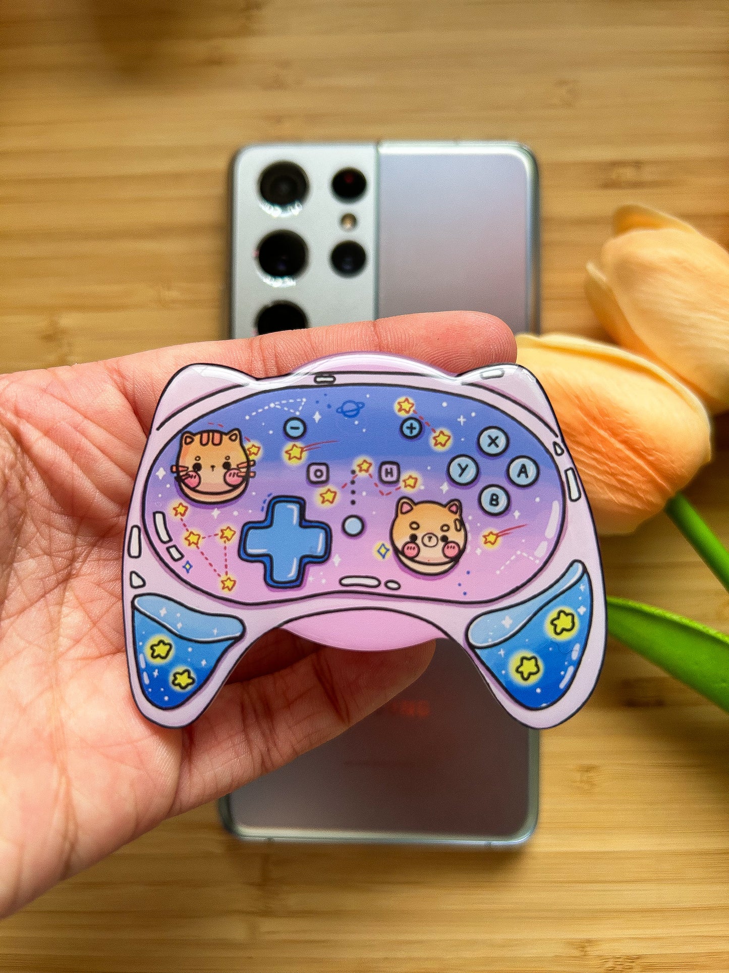 Dreamy PS5 controller phone grip