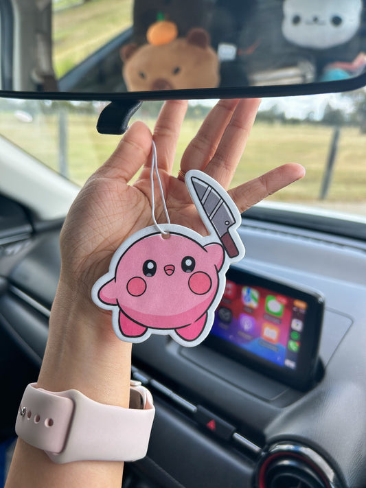 Kirby with knife Sakura Air Freshener