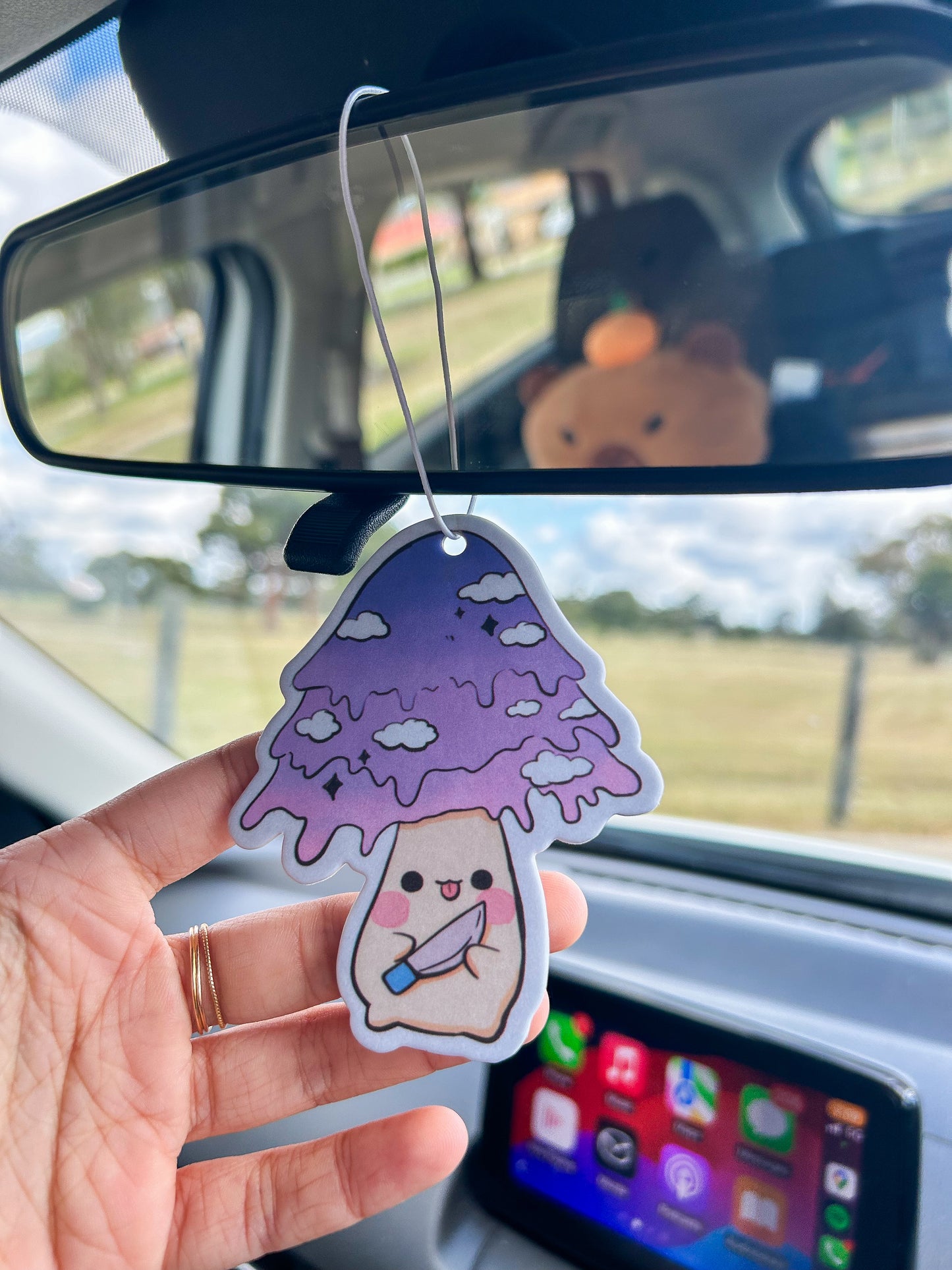 Aurora Purple Mushroom Air Freshener